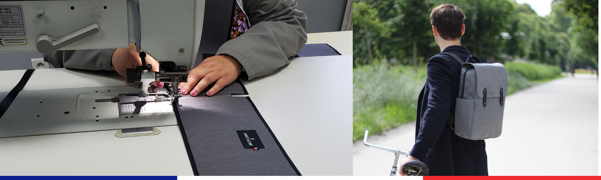 sac à dos Saint Lazare fabrication française